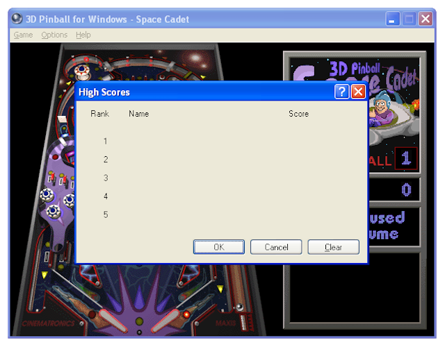 Space Cadet - O clássico pinball dos PC Windows - Já Jogou? 